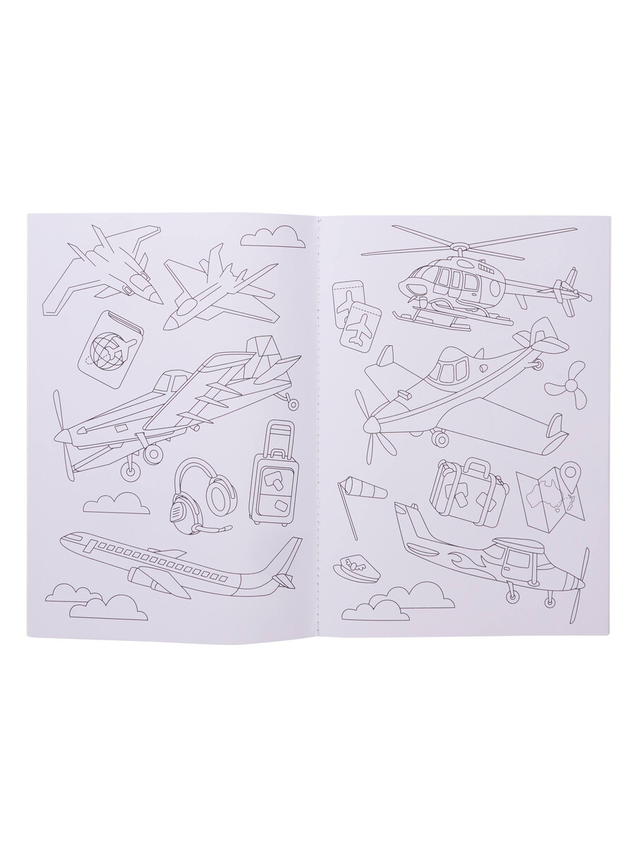 my world colouring activity book