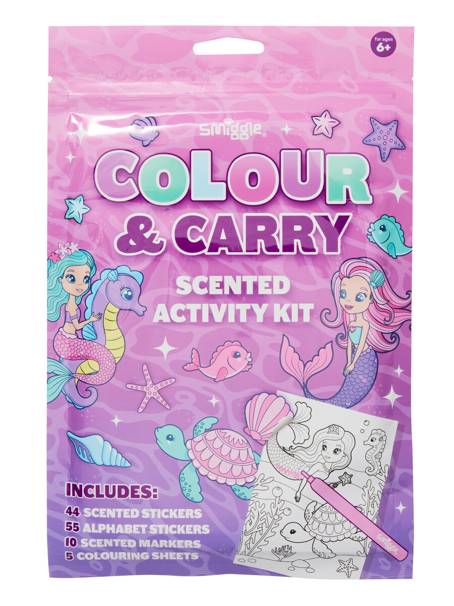 mini colour carry scented activity kit