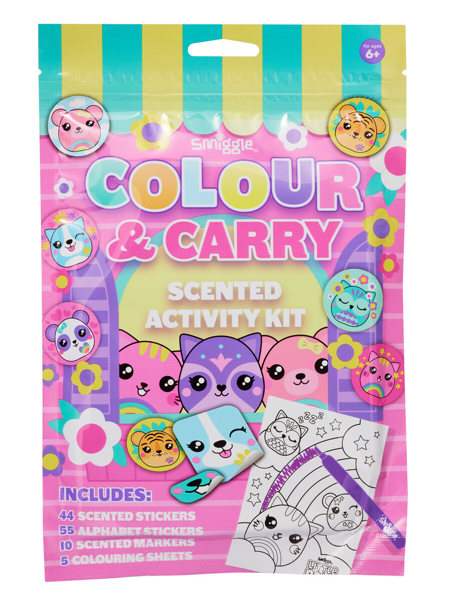 mini colour carry scented activity kit