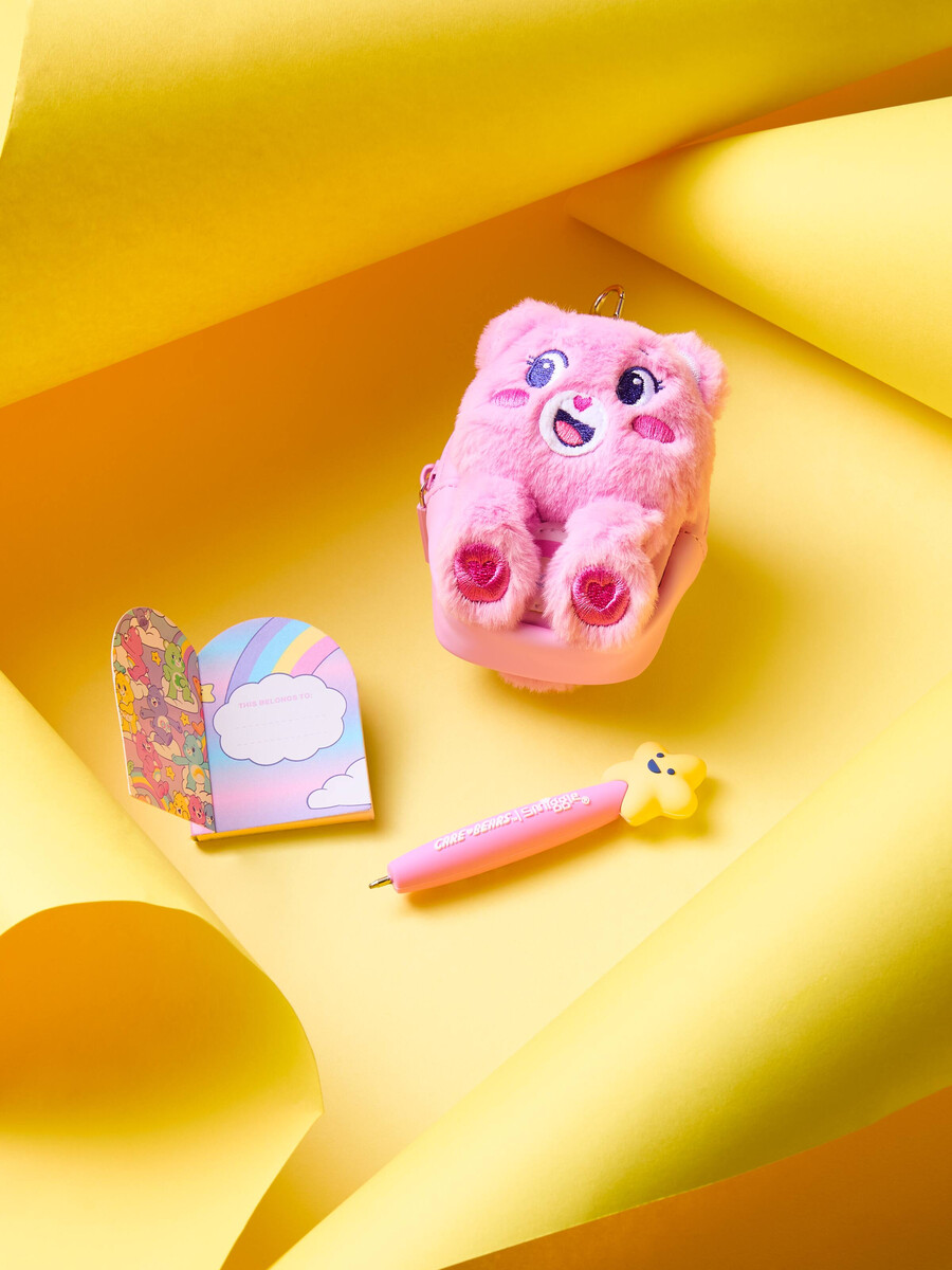 care bears mini pen pals notepad keyring